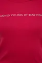 Βαμβακερή μπλούζα με μακριά μανίκια United Colors of Benetton