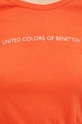 Βαμβακερή μπλούζα με μακριά μανίκια United Colors of Benetton Γυναικεία