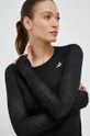 μαύρο Μακρυμάνικο μπλουζάκι για τρέξιμο adidas Performance Adizero