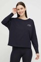 Бавовняний лонгслів лаунж Tommy Hilfiger UW0UW04153.PPYX темно-синій SS23