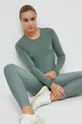 Tričko s dlhým rukávom na jogu Casall zelená