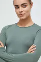 zelená Tričko s dlhým rukávom na jogu Casall