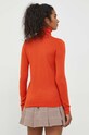 Odzież Lauren Ralph Lauren sweter z domieszką jedwabiu 200675903 pomarańczowy