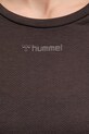 Лонгслив для тренировок Hummel Vanja 214244 коричневый