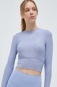 P.E Nation longsleeve Free Play fioletowy 23PE2L124