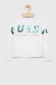 белый Детский лонгслив Guess Для девочек