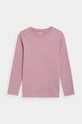 4F longsleeve dziecięcy F056 4FJSS23TLONF056 różowy SS23