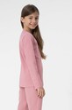 4F longsleeve dziecięcy F056 różowy 4FJSS23TLONF056