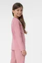 ružová Detské tričko s dlhým rukávom 4F F056