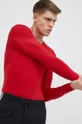 piros adidas Performance edzős hosszú ujjú