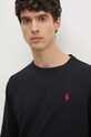 Polo Ralph Lauren longsleeve bawełniany czarny 710671467