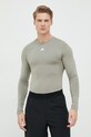 Προπόνηση μακρυμάνικο adidas Performance slim πράσινο IC2157