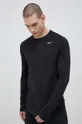 μαύρο Μακρυμάνικο μπλουζάκι για τρέξιμο Mizuno Impulse Ανδρικά