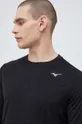 μαύρο Μακρυμάνικο μπλουζάκι για τρέξιμο Mizuno Impulse