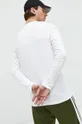 Βαμβακερή μπλούζα με μακριά μανίκια Jack & Jones JCOLUCA TEE LS CREW NECK FST λευκό
