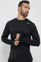 čierna Tréningové tričko s dlhým rukávom Reebok Tech ID TRAIN