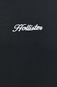 Tričko s dlhým rukávom Hollister Co. KI324.3031.900 čierna