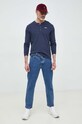 Pepe Jeans longsleeve bawełniany Remus PM508690.594 granatowy SS23