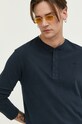 Superdry longsleeve bawełniany granatowy M6010729A.98T