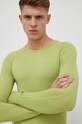 4F longsleeve do biegania zielony 4FSS23TFLOM078