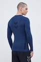 Oblečenie Tréningové tričko s dlhým rukávom Hummel Mike 213759 modrá
