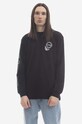 Vans longsleeve bawełniany Too far From Future nadruk czarny VN000041BLK
