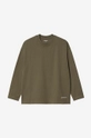 verde Carhartt WIP longsleeve din bumbac Link Script