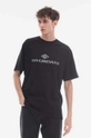 negru Han Kjøbenhavn tricou din bumbac Logo Print Boxy Tee Long Sleeve De bărbați