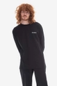 black Han Kjøbenhavn cotton longsleeve top Logo Print Boxy Tee Long Sleeve Men’s