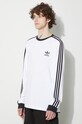 Abbigliamento adidas Originals top a maniche lunghe in cotone IA4879 bianco