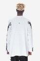 Odzież 1017 ALYX 9SM longsleeve bawełniany AAUTS0387FA01 biały