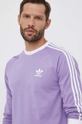 μωβ Longsleeve adidas Originals Ανδρικά