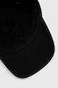 Detská bavlnená šiltovka Sisley 6G0QYA008.G.SEASONAL čierna