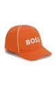 оранжевый Детская хлопковая шапка BOSS Для мальчиков