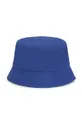 Αναστρέψιμο βαμβακερό παιδικό καπέλο BOSS μπλε