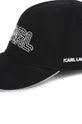 Παιδικό βαμβακερό καπέλο μπέιζμπολ Karl Lagerfeld  100% Βαμβάκι