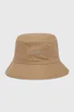 μπεζ Αναστρέψιμο βαμβακερό καπέλο Calvin Klein Γυναικεία