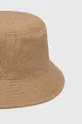 Dvostrani pamučni šešir Calvin Klein bež