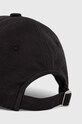 Akcesoria Tommy Jeans czapka z daszkiem bawełniana AW0AW14435.PPYX czarny
