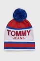 Čiapka Tommy Jeans hrubá viacfarebná AW0AW14084.PPYX
