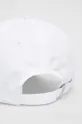Pamučna kapa sa šiltom Calvin Klein bijela