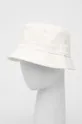 beżowy Calvin Klein kapelusz bawełniany Damski