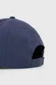 Bombažna bejzbolska kapa Guess mornarsko modra