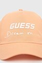 Guess șapcă de baseball din bumbac V3GZ01.WO08O portocaliu SS23