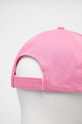 Akcesoria Guess czapka z daszkiem bawełniana V3GZ01.WO08O różowy
