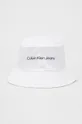 biela Bavlnený klobúk Calvin Klein Jeans Dámsky