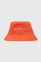 πορτοκαλί Βαμβακερό καπέλο Calvin Klein Jeans Γυναικεία