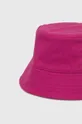 Αναστρέψιμο βαμβακερό καπέλο Levi's ροζ