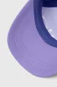 fioletowy Liu Jo czapka z daszkiem bawełniana