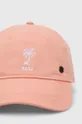 Βαμβακερό καπέλο του μπέιζμπολ Roxy πορτοκαλί